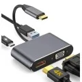 Преобразователи из TYPE C в HDMI+VGA